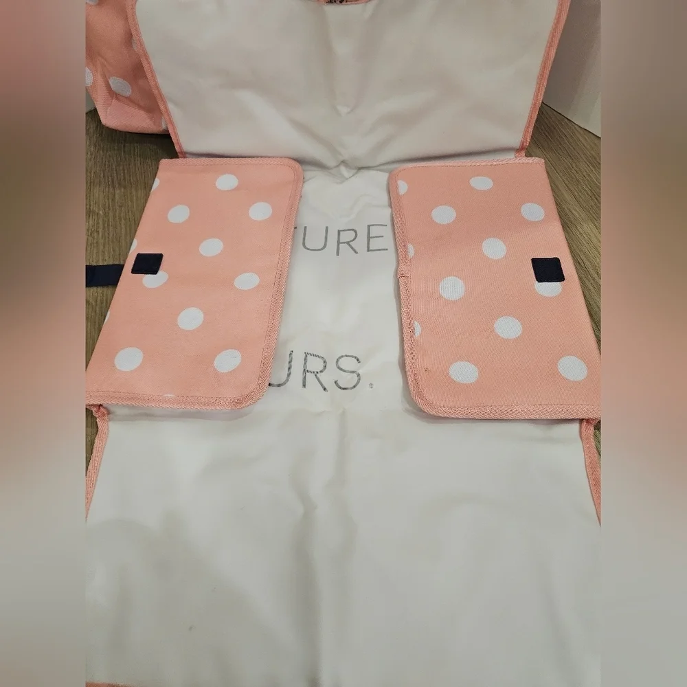 Herschel Supply Co. Strand Sprout Diaper Bag - Peach Polka Dot/Navy